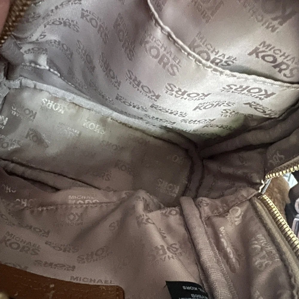 Michael Kors Beige and Brown Mini Backpack - Picture 11 of 14